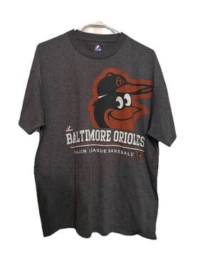 Baltimore Orioles T Shirt large By Majestic